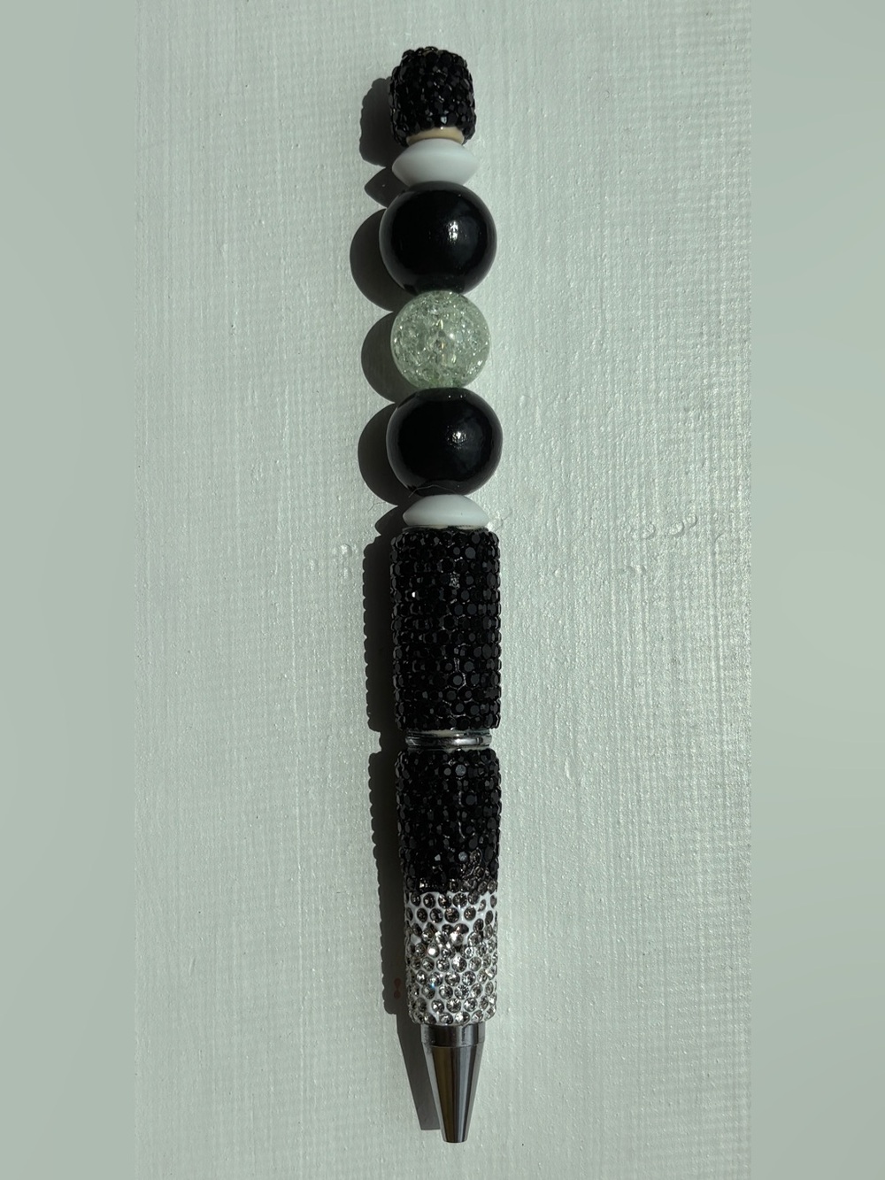 Black & Silver Bling Pen NEW